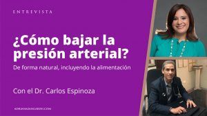 Cómo bajar la tensión arterial