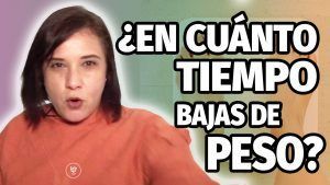 en cuanto tiempo bajas de peso
